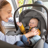 Joie - Scoica auto i-Snug 2 cu tetiera reglabila, 40-75 cm, Cashew, testata ADAC si certificata R129