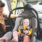 Joie - Scoica auto i-Snug 2 cu tetiera reglabila, 40-75 cm, Cashew, testata ADAC si certificata R129