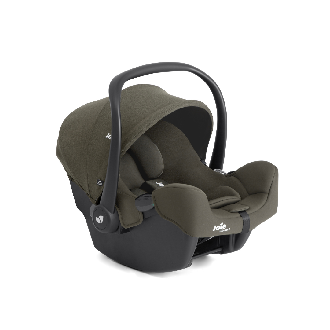 Joie - Scoica auto i-Snug 2 cu tetiera reglabila, 40-75 cm, Fern, testata ADAC si certificata R129