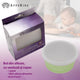 Bol din silicon cu ventuza si capac, AppeKids - Raw Green