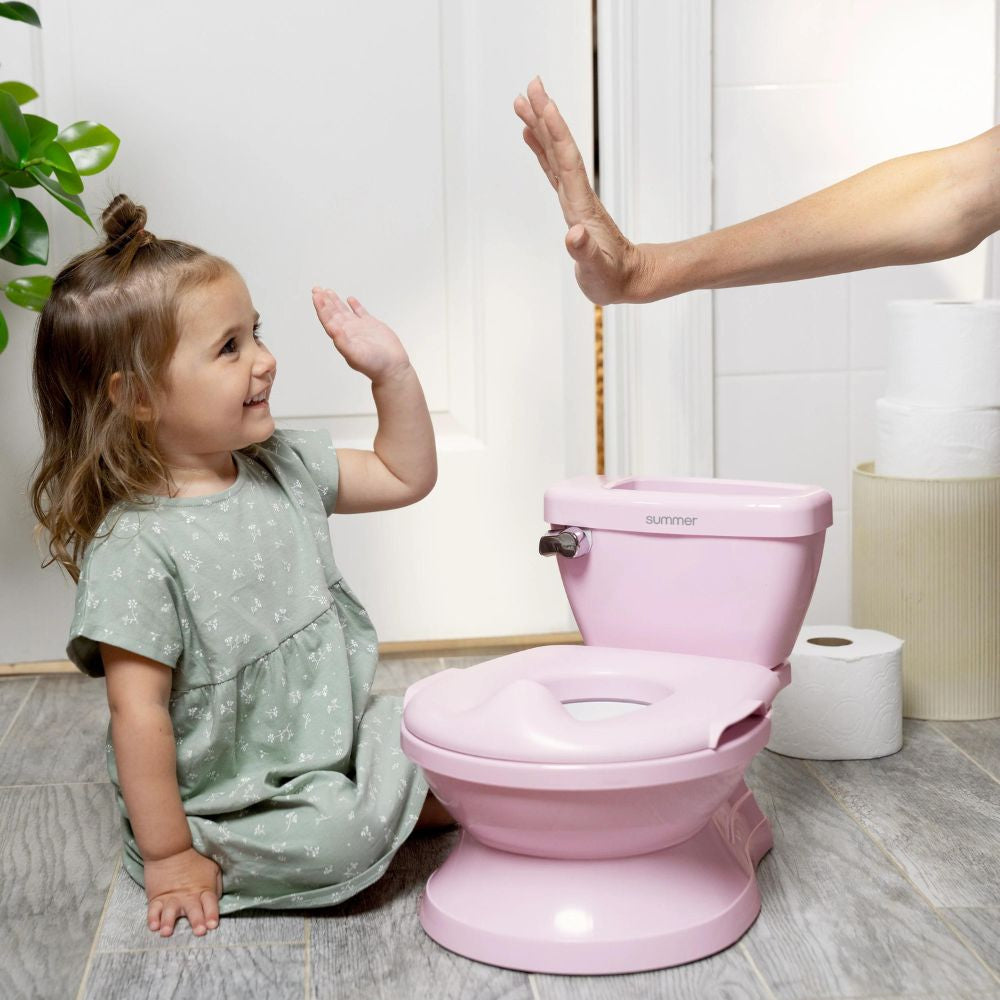 Ingenuity - Olita cu sunete My Size Potty Pro, roz - gogobaby.ro