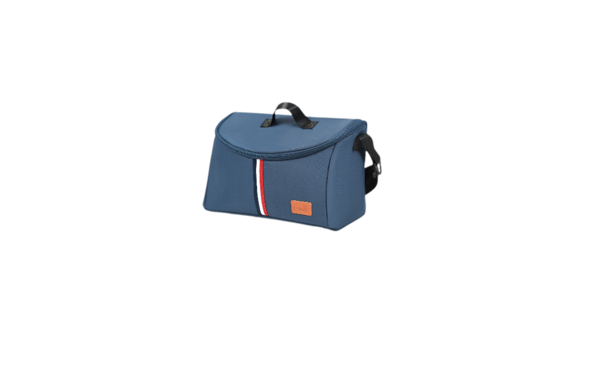 Carucior 3 in 1, L-Sun, Marina, Transformabil, Maner reversibil, Cadrul aluminiu, Cu landou si salteluta moale, Include saculet de picioare, Geanta pentru parinti, Sustine 22 kg, Bluemarin - gogobaby.ro