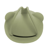 Suport pentru suzeta din silicon, AppeKids, The Little Bear - Raw Green