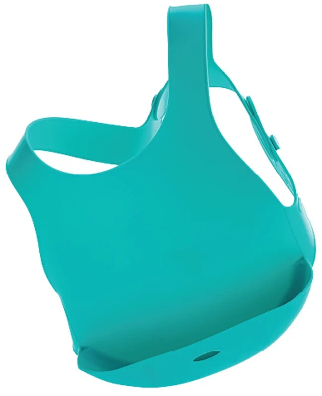 Baveta Flexi Bib Minikoioi, 100% Premium Silicone  – Aqua Green