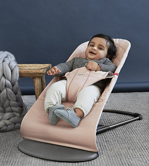 BabyBjorn - Balansoar Bliss Old Rose, Bumbac - gogobaby.ro