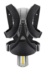 BabyBjorn - Marsupiu Anatomic Miracle Black-silver, cu pozitii multiple de purtare
