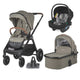 Sistem modular 3in1 Coccolle Aspen Sang beige + Scoica auto Coccolle Knox Greystone