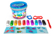 Set plastilina si accesorii pentru modelaj Lovin - 10 culori pentru baietei