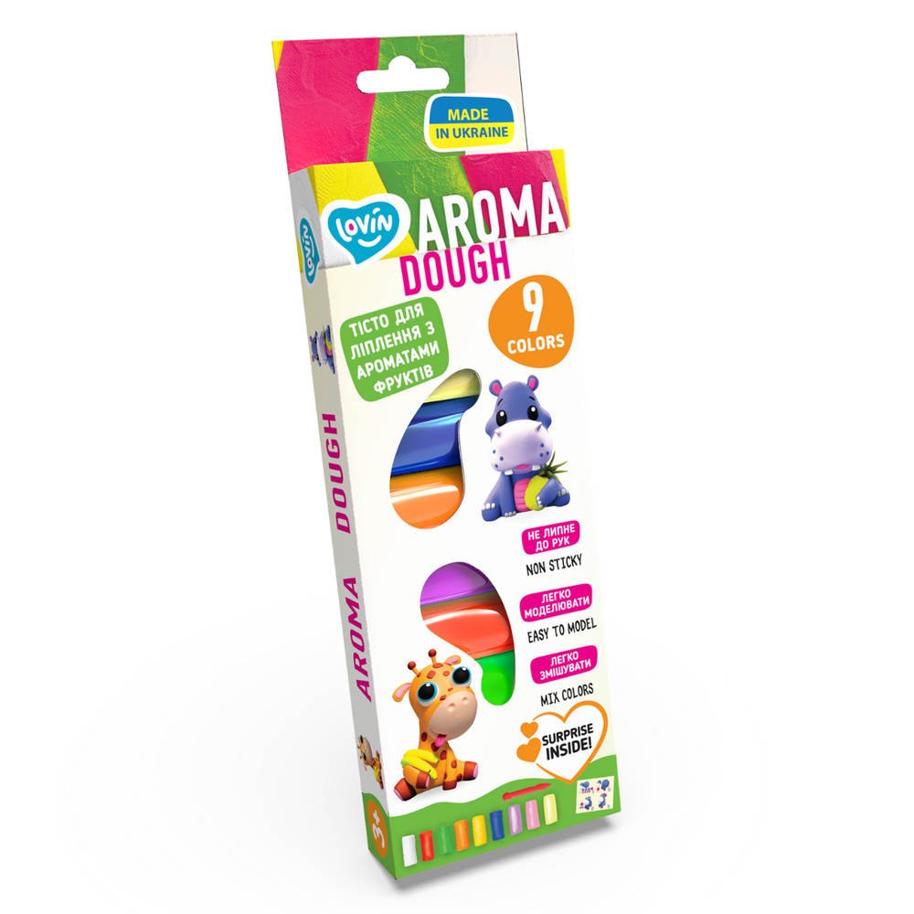 Set plastilina Lovin 9pcs*15gr - Aroma