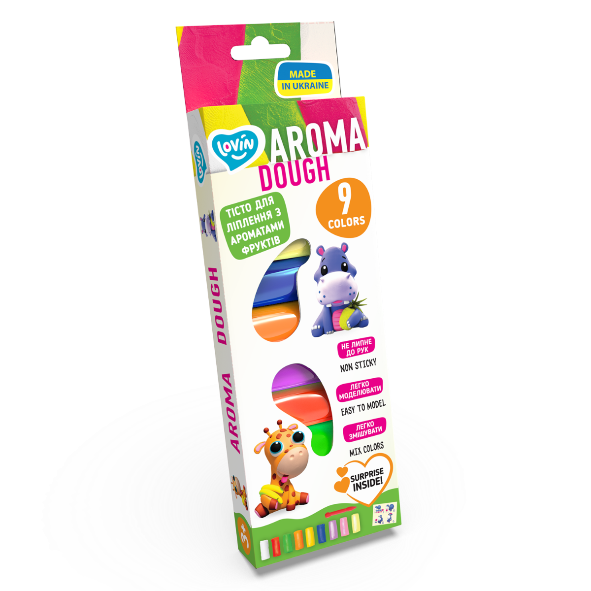 Set plastilina Lovin 9pcs*15gr - Aroma - gogobaby.ro