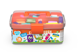 Set plastilina si accesorii pentru modelaj Lovin - 16 culori