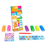 Set plastilina Lovin 6pcs*15gr - Neon