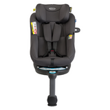 Graco - Scaun auto Turn2Me 360° DLX Iron, 40-105 cm, certificata R129 si testat ADAC