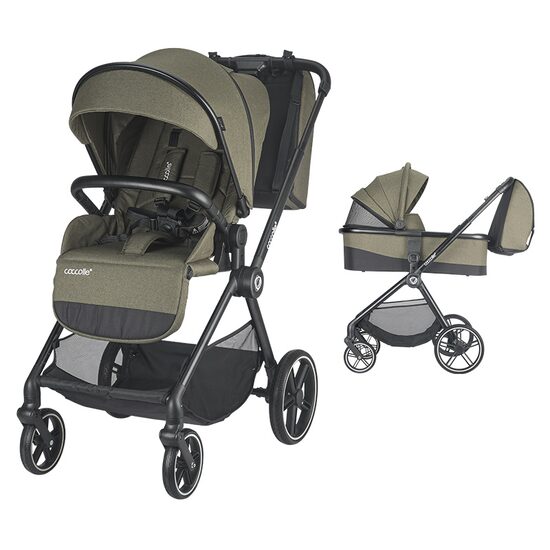 Sistem modular 2in1 Coccolle Lissia Moss green - gogobaby.ro