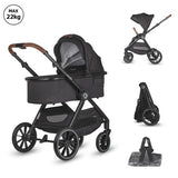 Carucior modular 2in1 Coccolle Aspen Jet Black