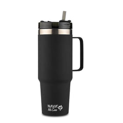 Cana termoizolanta calatorii Nava 900 ml negru