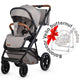 Carucior modular 2in1 Coccolle Nessia Lunar rock+Balansoar bebelusi C Velio Butternut