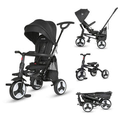 Tricicleta ultrapliabila Coccolle Spectra plus Jet Black