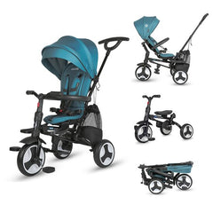 Tricicleta ultrapliabila Coccolle Spectra plus Atlantic Blue