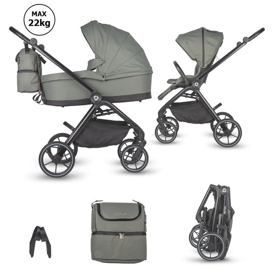 Carucior modular 2in1 Coccolle Serry Moss green