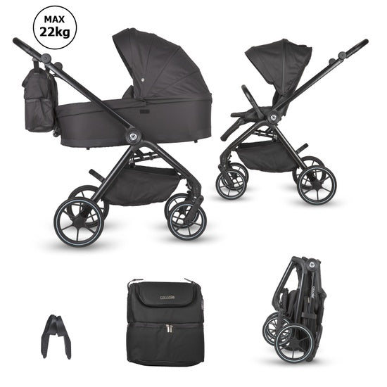 Carucior modular 2in1 Coccolle Serry Jet black