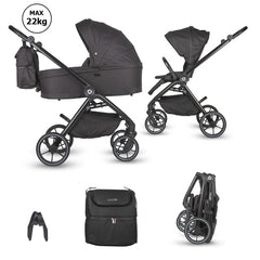 Carucior modular 2in1 Coccolle Serry Jet black