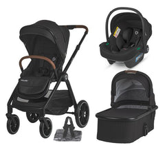 Sistem modular 3in1 Coccolle Aspen Jet Black + Scoica auto iSize Coccolle Knox Black