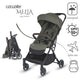 Carucior sport cu pliere automata Coccolle Melia Sage Shadow