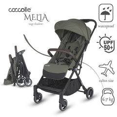 Carucior sport cu pliere automata Coccolle Melia Sage Shadow