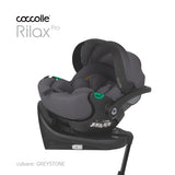 Scoica auto iSize Coccolle Rilax Greystone + Baza isofix iSize