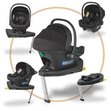 Scoica auto iSize C Knox Black + Baza rotativa isofix iSize Coccolle Knox