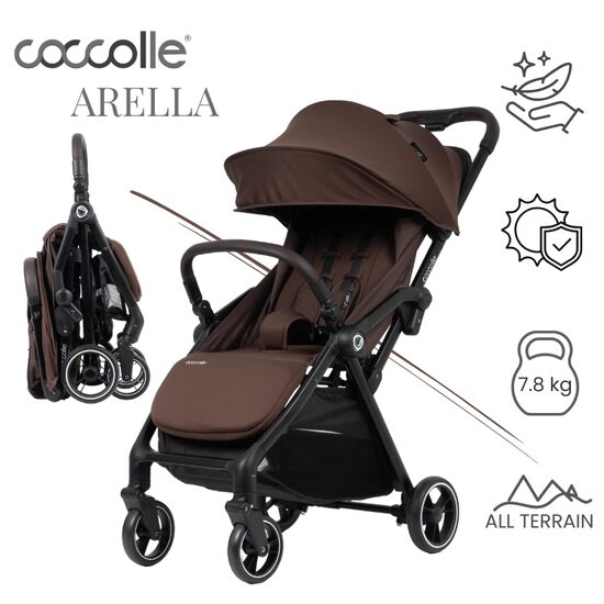 Carucior sport pliere automata Coccolle Arella Coffee Brown