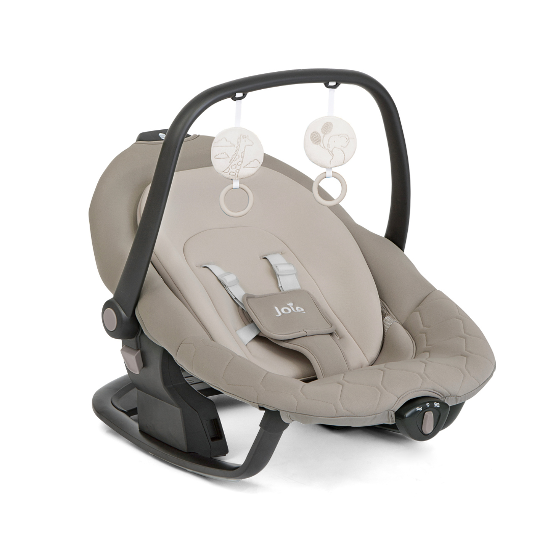 Joie - Leagan si balansoar rotativ Serina 2 in 1 Hazelnut - gogobaby.ro