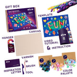 Set pictura 3D cu argila usoara, 30*40cm - Fun