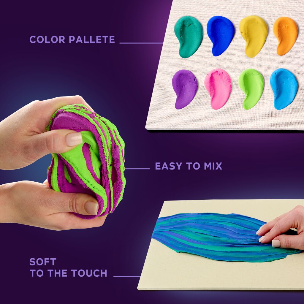Set pictura 3D cu argila usoara, 30*40cm - Fun