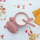 Cana din silicon cu pai, AppeKids - Old Rose