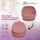 Bol din silicon cu ventuza, AppeKids, Classic - Old Rose