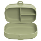 Caserola compartimentata din silicon cu ventuza, AppeKids Magic Box - Raw Green