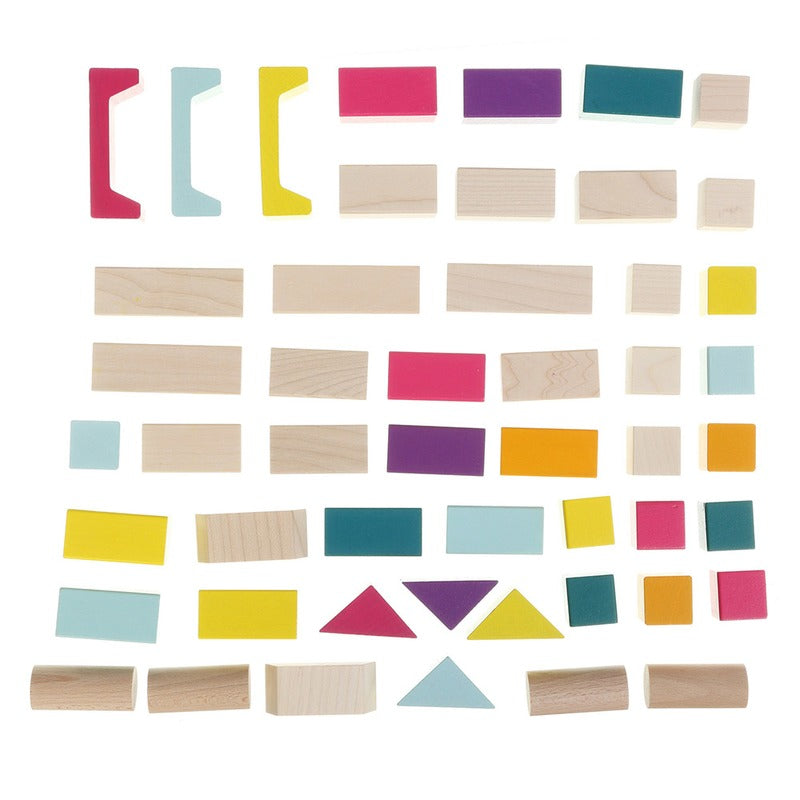 Joc din lemn, Set de constructii Cubika 2 - gogobaby.ro