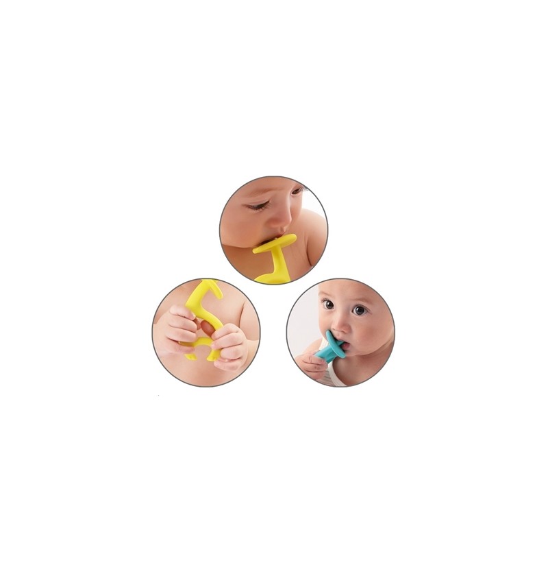 INEL GINGIVAL DIN SILICON, MOMBELLA - ELEFANT MOV - gogobaby.ro