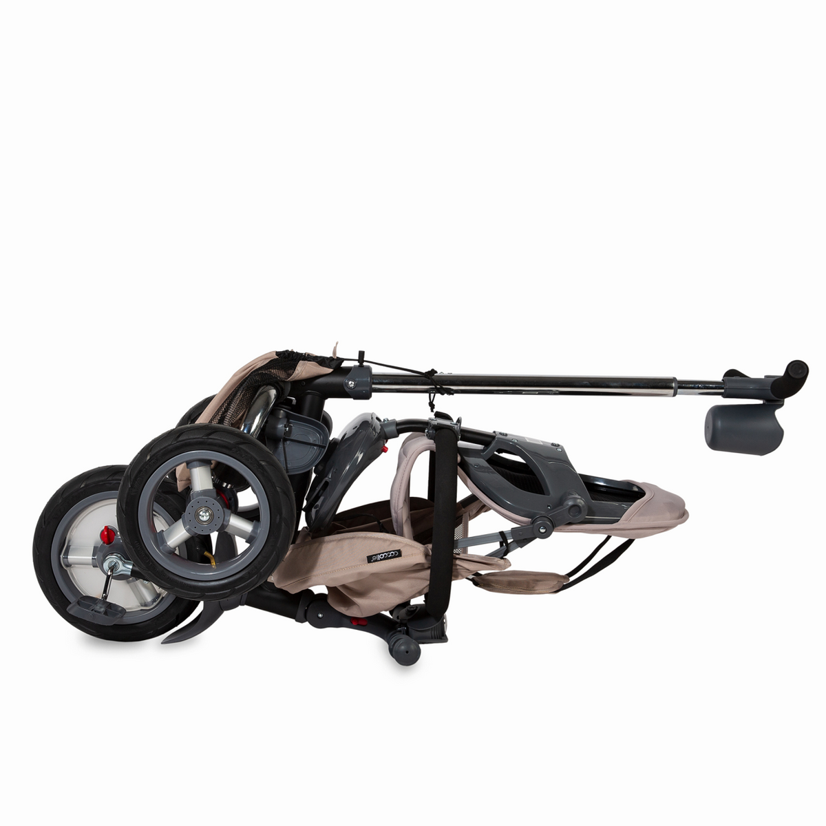 Tricicleta multifunctionala 4in1 cu sezut reversibil Coccolle Velo Air Bej - gogobaby.ro