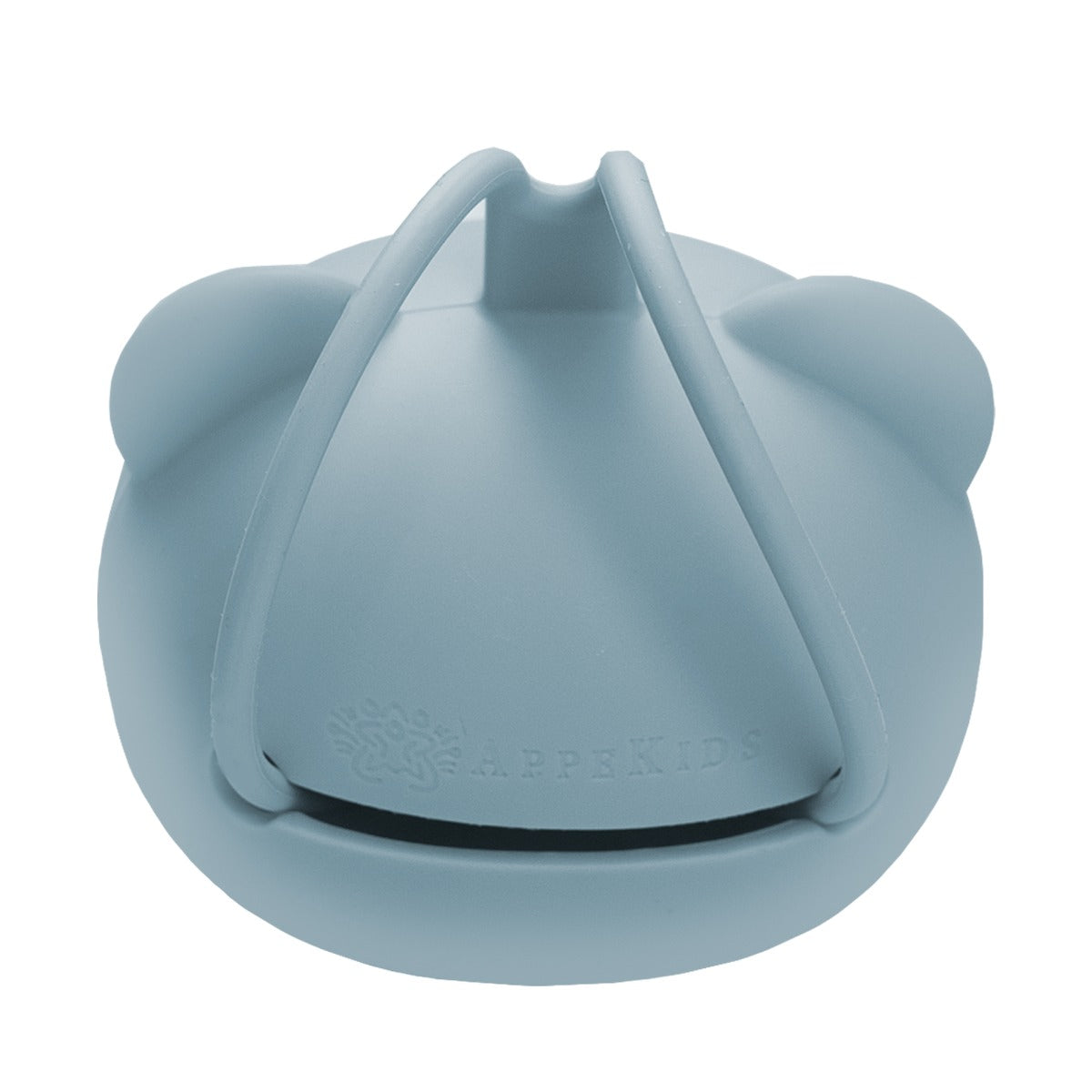 Suport pentru suzeta din silicon, AppeKids, The Little Bear - Aqua Blue - gogobaby.ro