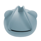 Suport pentru suzeta din silicon, AppeKids, The Little Bear - Aqua Blue