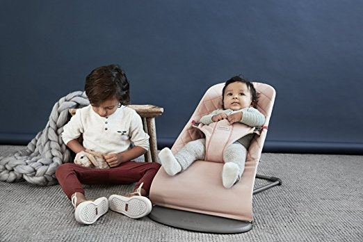BabyBjorn - Balansoar Bliss Old Rose, Bumbac - gogobaby.ro