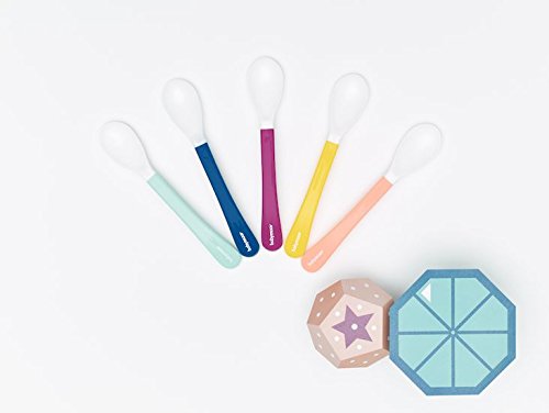Babymoov– Set de 5 lingurite multicolore