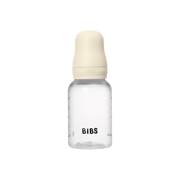 BIBS - Set complet biberon anticolici PP fara BPA, 150 ml, Silicon, Ivory