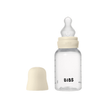 BIBS - Set complet biberon anticolici PP fara BPA, 150 ml, Silicon, Ivory