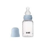 BIBS - Set complet biberon anticolici PP fara BPA, 150 ml, Silicon, Baby Blue