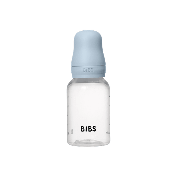 BIBS - Set complet biberon anticolici PP fara BPA, 150 ml, Silicon, Baby Blue - gogobaby.ro