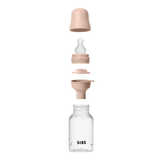 BIBS - Set complet biberon anticolici PP fara BPA, 150 ml, Silicon, Blush